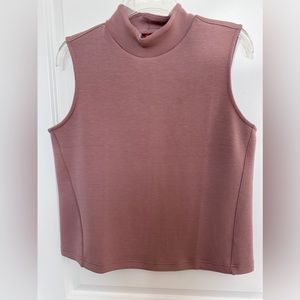 Spanx Sleeveless Mock Turtleneck size Large Taupe